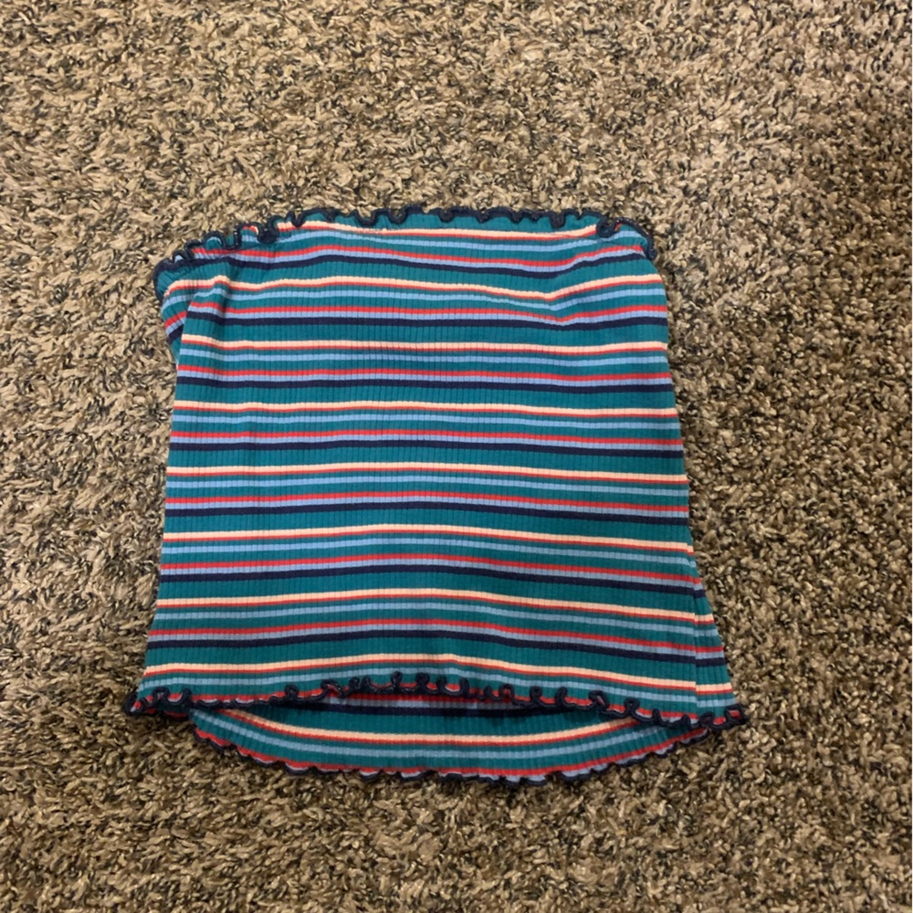 Multicolored Tube Top